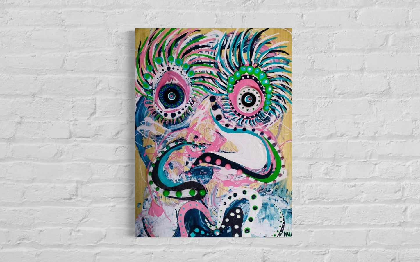 Abstract Lady Painting