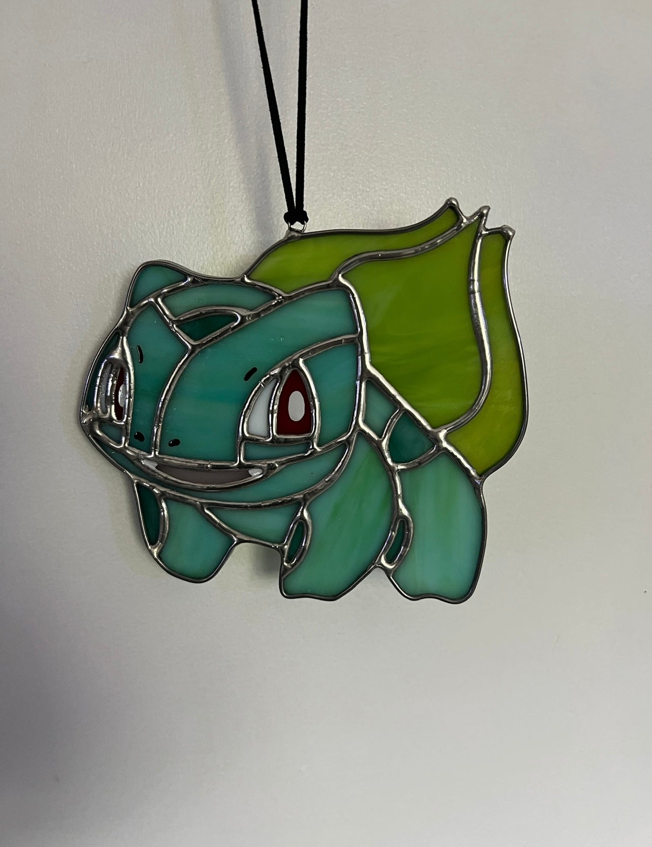 Bulbasaur Inspired Stained Glass Suncatcher or Nightlight