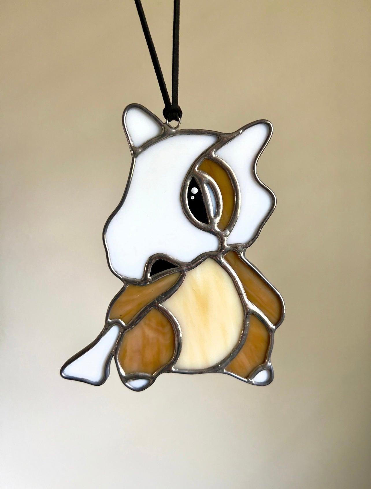 Cubone Inspired Stained Glass Suncatcher or Nightlight