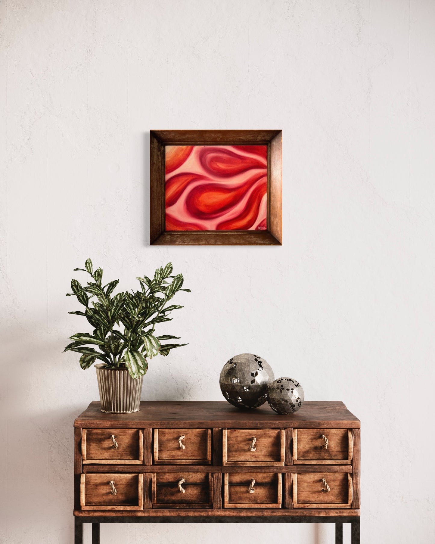 Abstract Painting with Frame