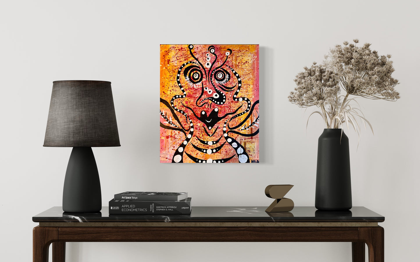 Abstract Bee Painting
