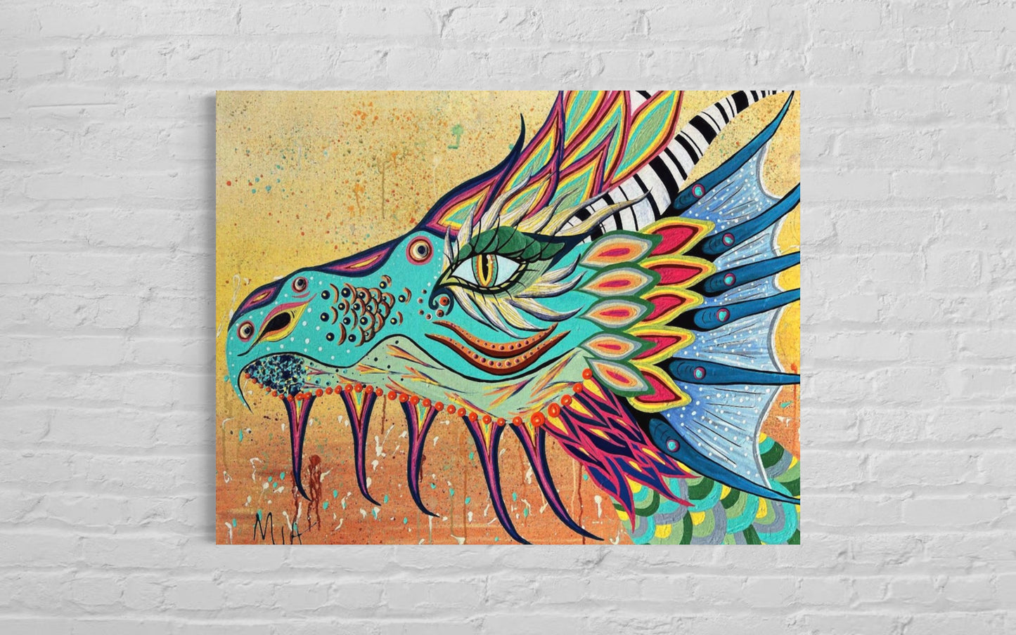 Abstract Dragon Painting