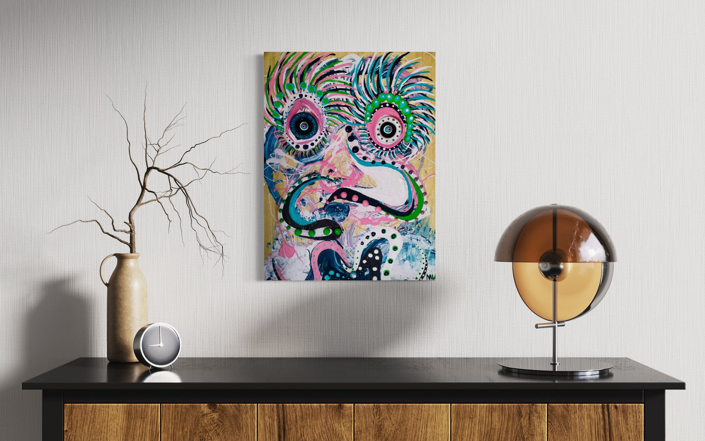 Abstract Lady Painting