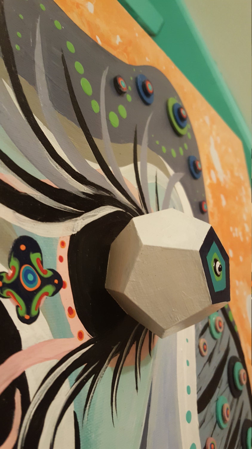 Abstract Elephant Painting