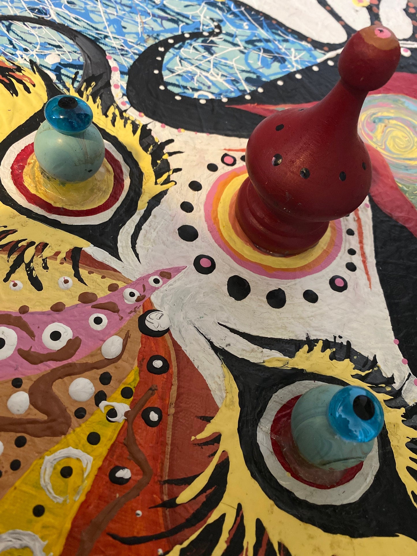 Abstract Clown Painting