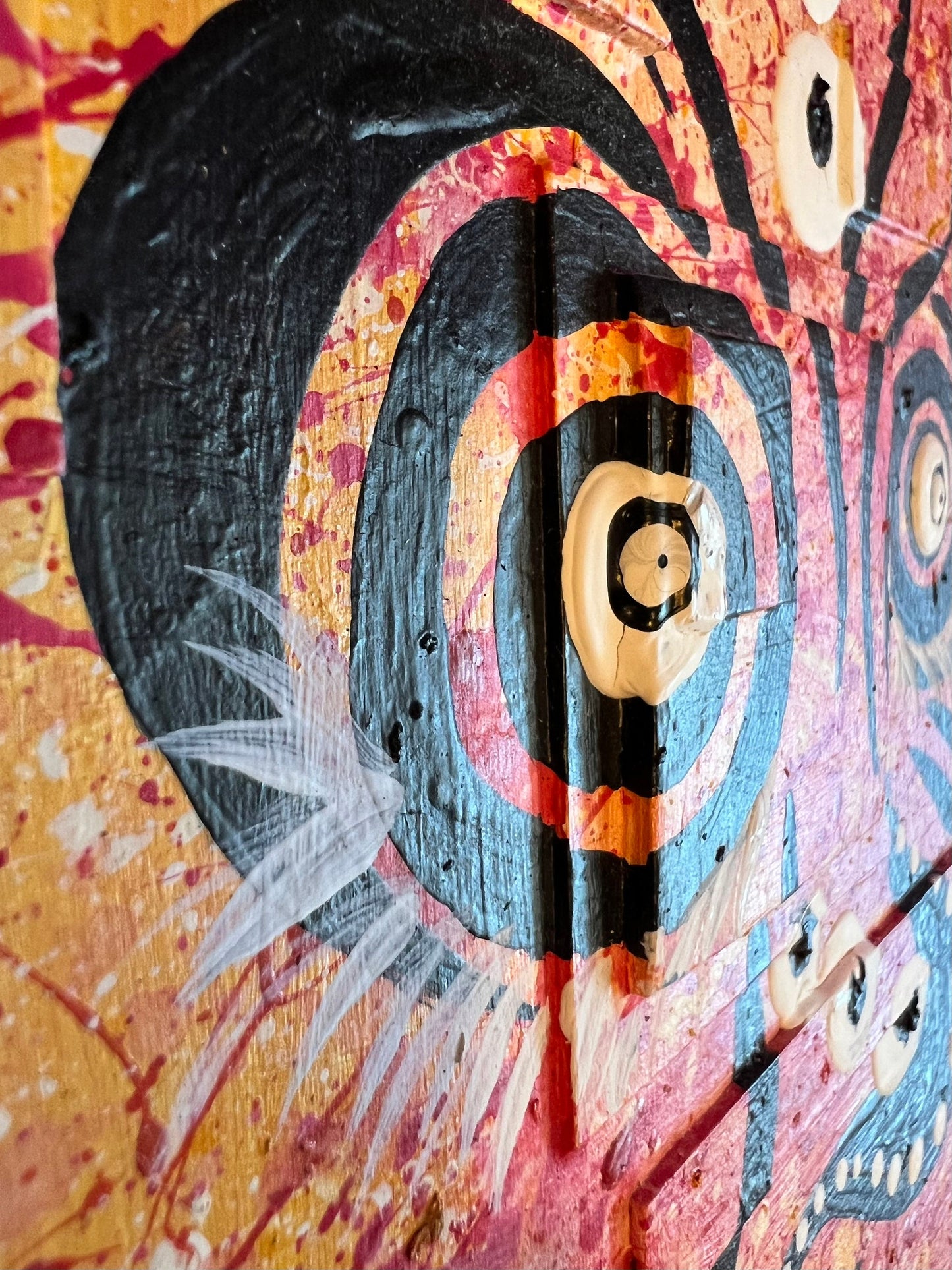 Abstract Bee Painting