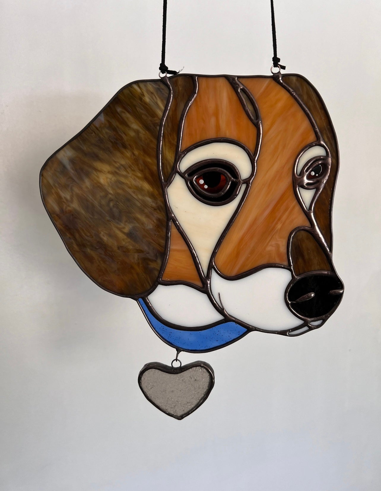 Custom Pet Portrait Stained Glass Suncatcher