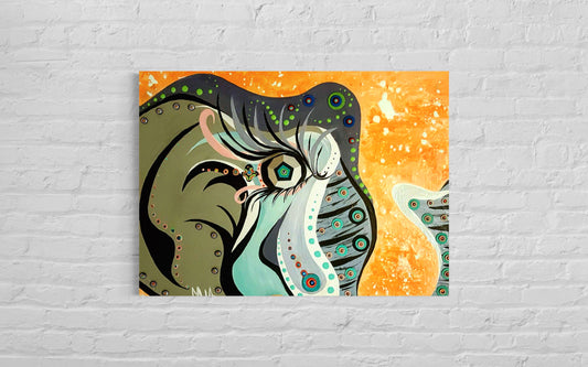 Abstract Elephant Painting