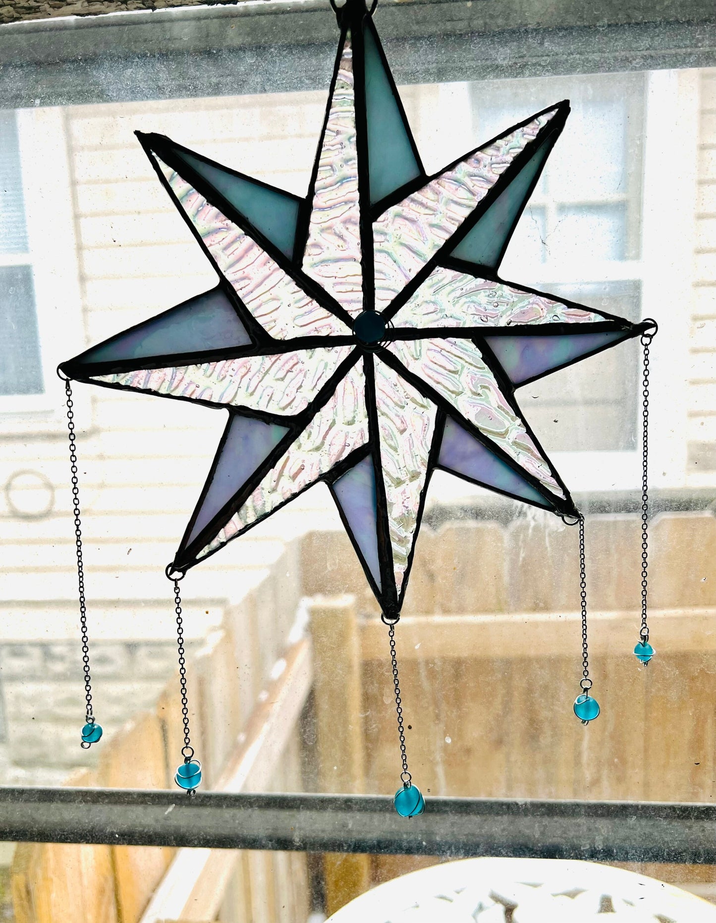 Star Stained Glass Suncatcher