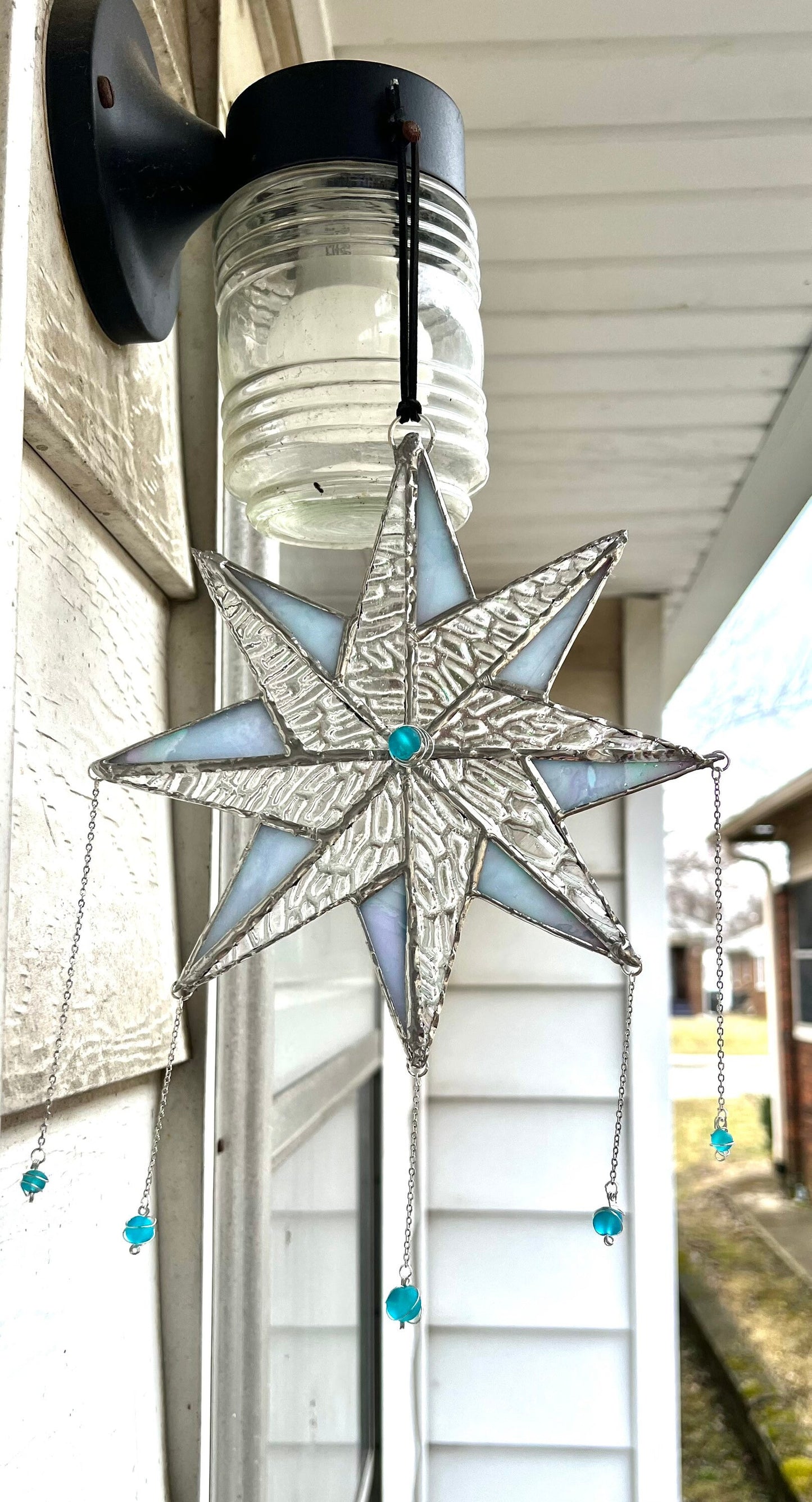 Star Stained Glass Suncatcher